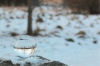 Glaskugel Im Winter
